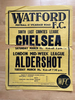 1966/67 Reserves v Aldershot & Juniors v Chelsea - Mar 1967 (ref WT4)