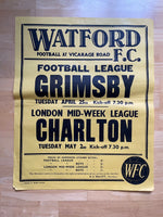 1966/67 Grimsby - Division 3 - 25 Apr 1967 - poster 3 of 3 (ref WT14)