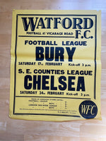 1967/68 Bury - Division 3 - 3 Feb 1968 - (Ref WT38)