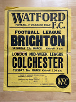 1967/68 Brighton - Division 3 - 23 Mar 1968 (Ref WT43)